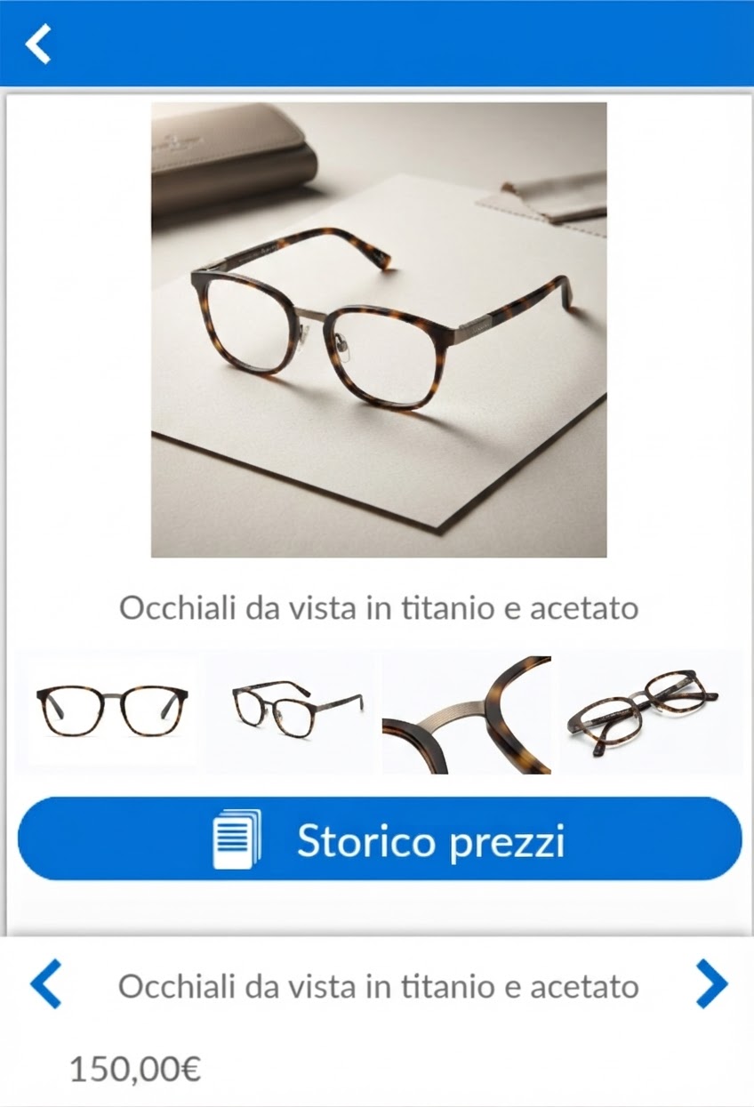 App ordini ottica